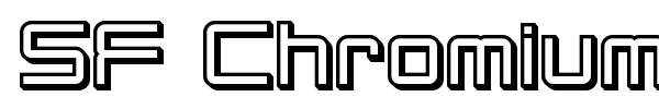 SF Chromium 24 font preview